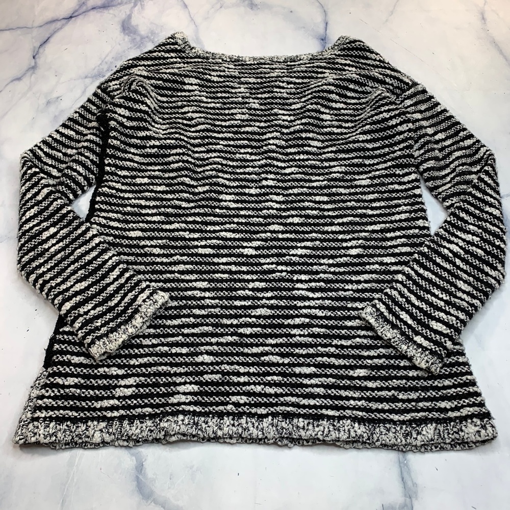 Anthropologie Moth Staccato Stripe Tunic Sweater - Picture 5 of 8